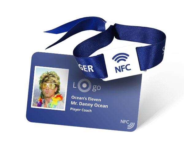 contactless badge and wristband